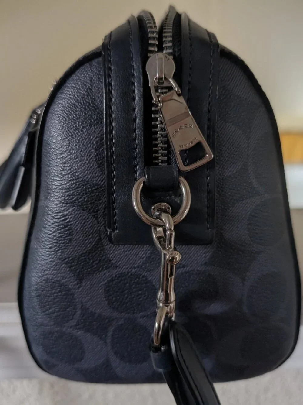 Coach Midnight Blue Rowan Satchel Bag